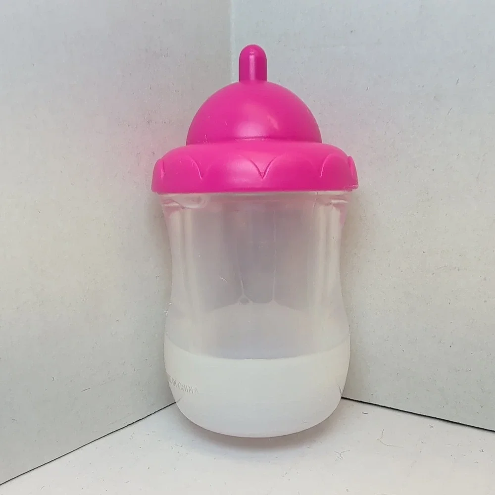 Magic Disappearing Milk and Juice Toy Bottles Set of 4 Doll Accessories Bear Cup